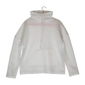 Zara Sport L White Mesh Pullover Sweater